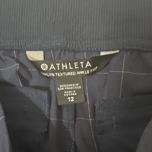 Athleta Blue Track Pants with Classic Fit - Picture 2 of 7